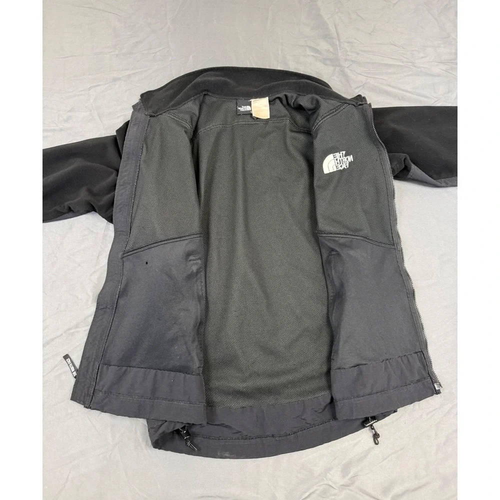 Vintage The North Face Gore Windstopper Fleece Jacket Mens Large Black Full Zip